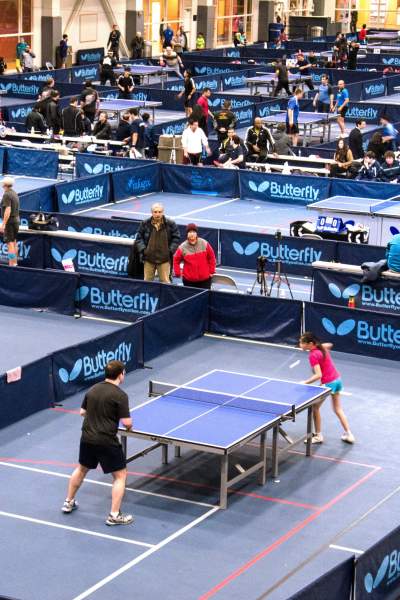 Table Tennis tournament at the Vaughan Athletic Center